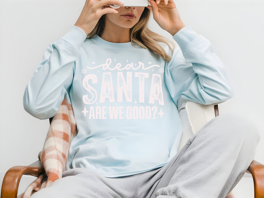 Comfort Colors Santa Long Sleeve