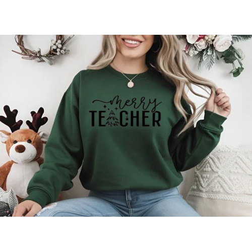 Christmas Teacher Crewneck